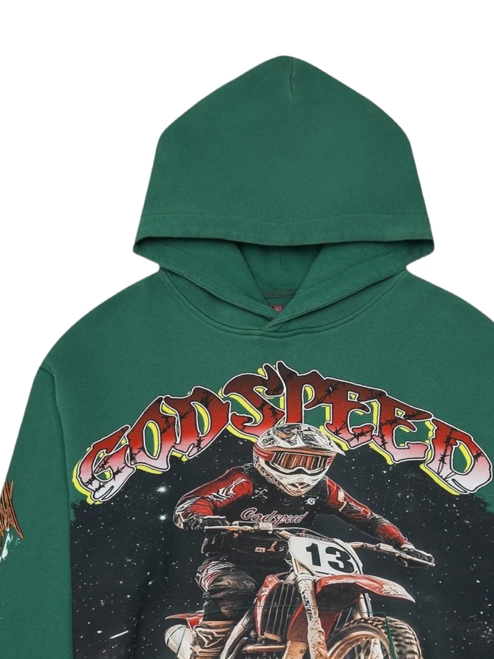 GODSPEED Motocross graphic hoodie - back view